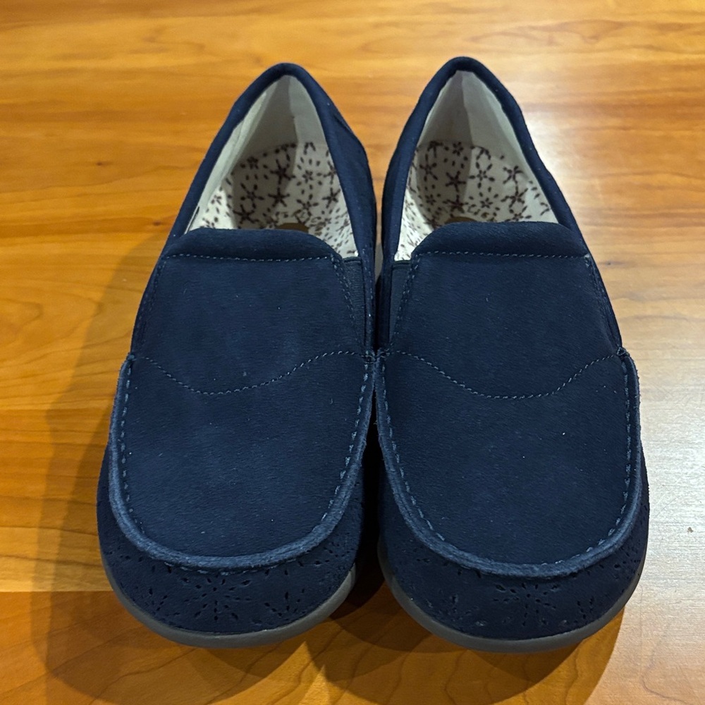 REVITALIGN Orthotic Suede Slip-Ons- Siesta Twilight Navy